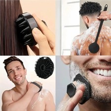 Long Handle Bath Body Brush Soft Back Shower Exfoliating Skin Scrubber Massager