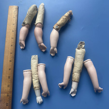 Antique Vintage Kestner etc. Bisque Doll Arm Lot for Parts / Repair
