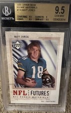 2005 Upper Deck Rookie Materials - NFL Futures Matt Jones #116 (RC) BGS 9.5