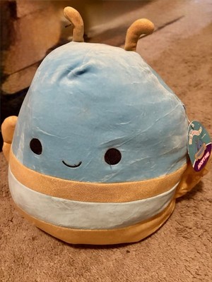 Squishmallows Adopt Me! Queen Bee 14'' Blue Gold Glittery Shiny 2023 Kellytoy NWT