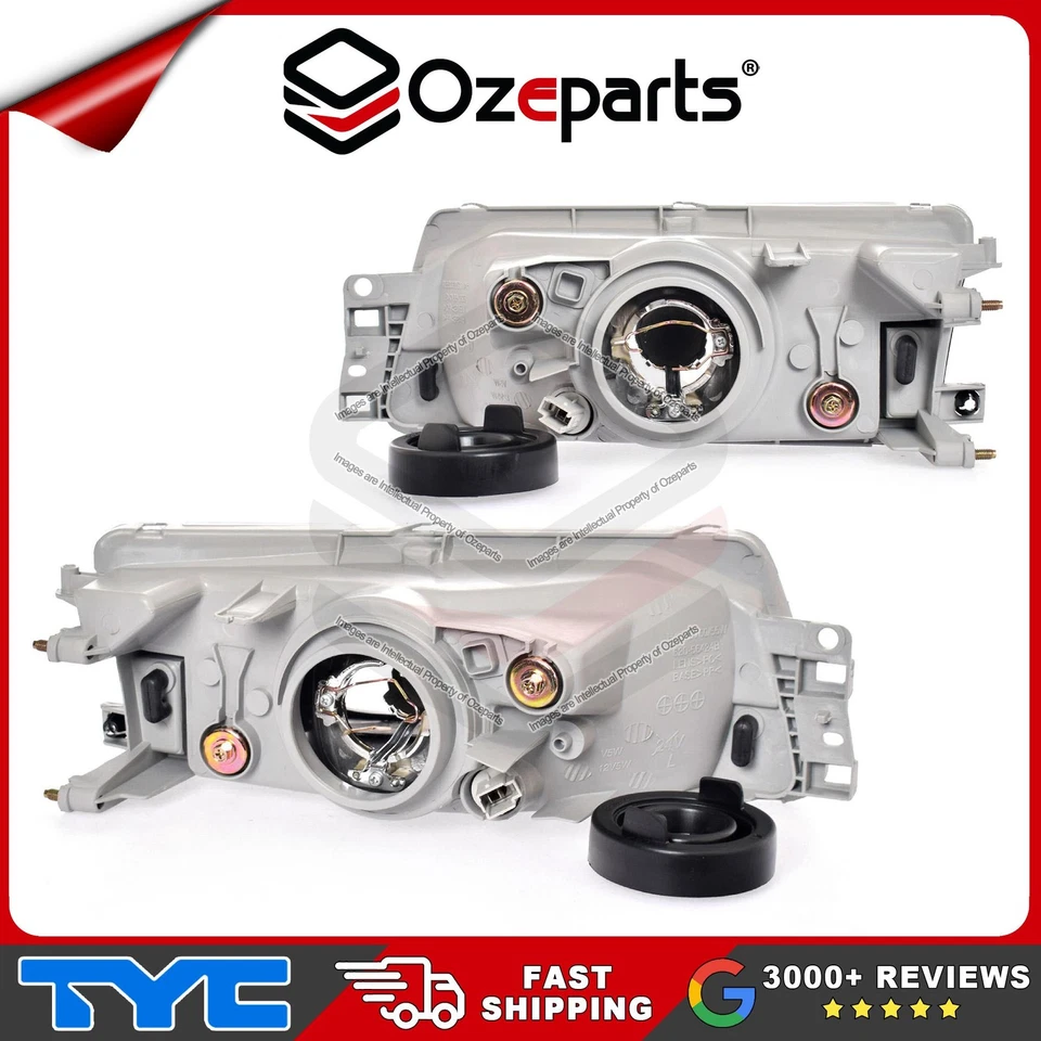 Pair LH+RH Head Light Front Lamp For Mitsubishi Lancer Evolution 5 6 1998~2001 - image 3 of 4