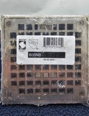 Jay R. Smith Manufacturing B06NB: Square Commercial Grate, Nickel Bronze