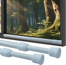 Window Security Bar, 2 Pack Window Security Bars Adjustable Sliding Glass Door L