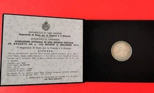 Moneta speciale San Marino 500 lire argento 1975