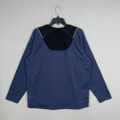 Spyder Pullover Shirt Mens Large Blue ProWeb3 Long Sleeve Athletic Performance - Picture 6 of 13
