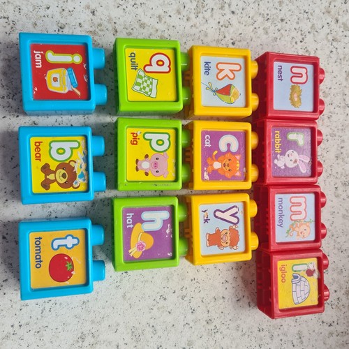 VTech Train 4-in-1 Baby Activity Toy w/ Light & Music Alphabet Letter Blocks Red - Picture 6 of 8