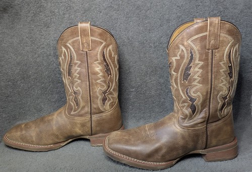 Laredo Herren Stiefel Marti hellbraun Leder Gr. 12 EW eckige Zehenpartie Ortholite Innensohle - Bild 6 von 11
