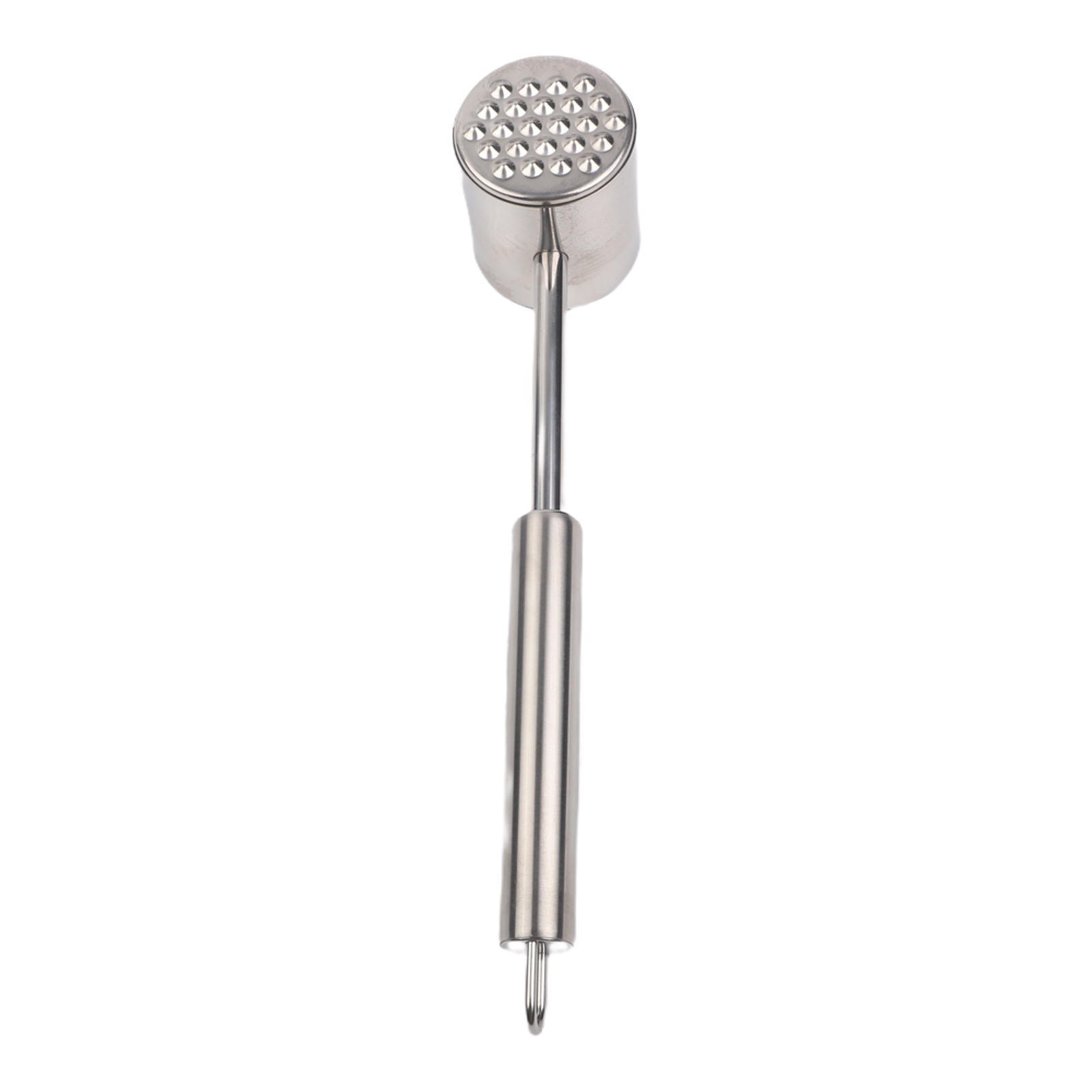 Ergonomic 304 Stainless Steel Meat Tenderizer Hammer for Better Meat Texture