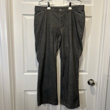 Lee Regular Fit Trouser Mid Rise Grey 18 Medium Flex Motion