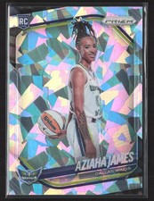 2025 Panini Prizm WNBA Aziaha James #141 Ice Rookie Variation Dallas Wings