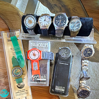 Swatch Uhren Konvolut verschiedene Modelle inkl. KeyWatch Function Swiss Made