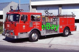 Fire Truck Photo Los Angeles Classic Seagrave HB Engine Apparatus Madderom