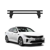Menabo DachträGer GrundtäGer FüR Kia Optima 2015-2020 50Kg Alu Schwarz 2 Tlg