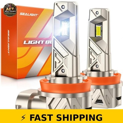 SEALIGHT H11/H9/H8 LED Fog Bulbs, 96000LM, Pack of 2