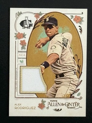 Alex Rodriguez - 2024 Topps Allen & Ginter Full-Size Relics B - #AGR-AROD