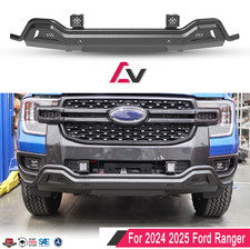 2024 -2026 For Ford Ranger Steel Front Bumper Bar Guard W Pair Pod Lights New
