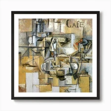 Picasso Le Pigeon Aux Petits Pois 1 Framed Wall Art Poster Canvas Print Picture