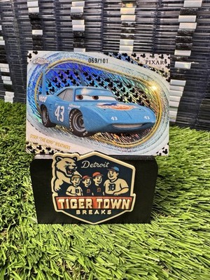 2025 Topps Chrome Pixar Cars Strip  The King  Weathers  Black Refractor #57 /101
