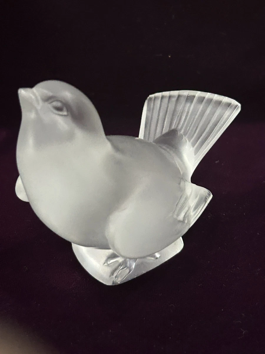 希少‼️Lalique クリスタル皿 女性の顔 鳥 Lalique Sparrow for sale | eBay