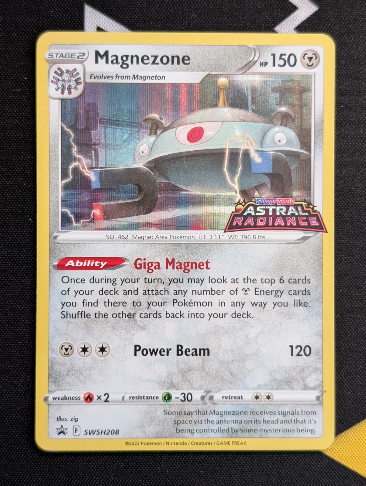 Magnezone SWSH208, Astral Radiance Prerelease Promo, Pokemon, NM