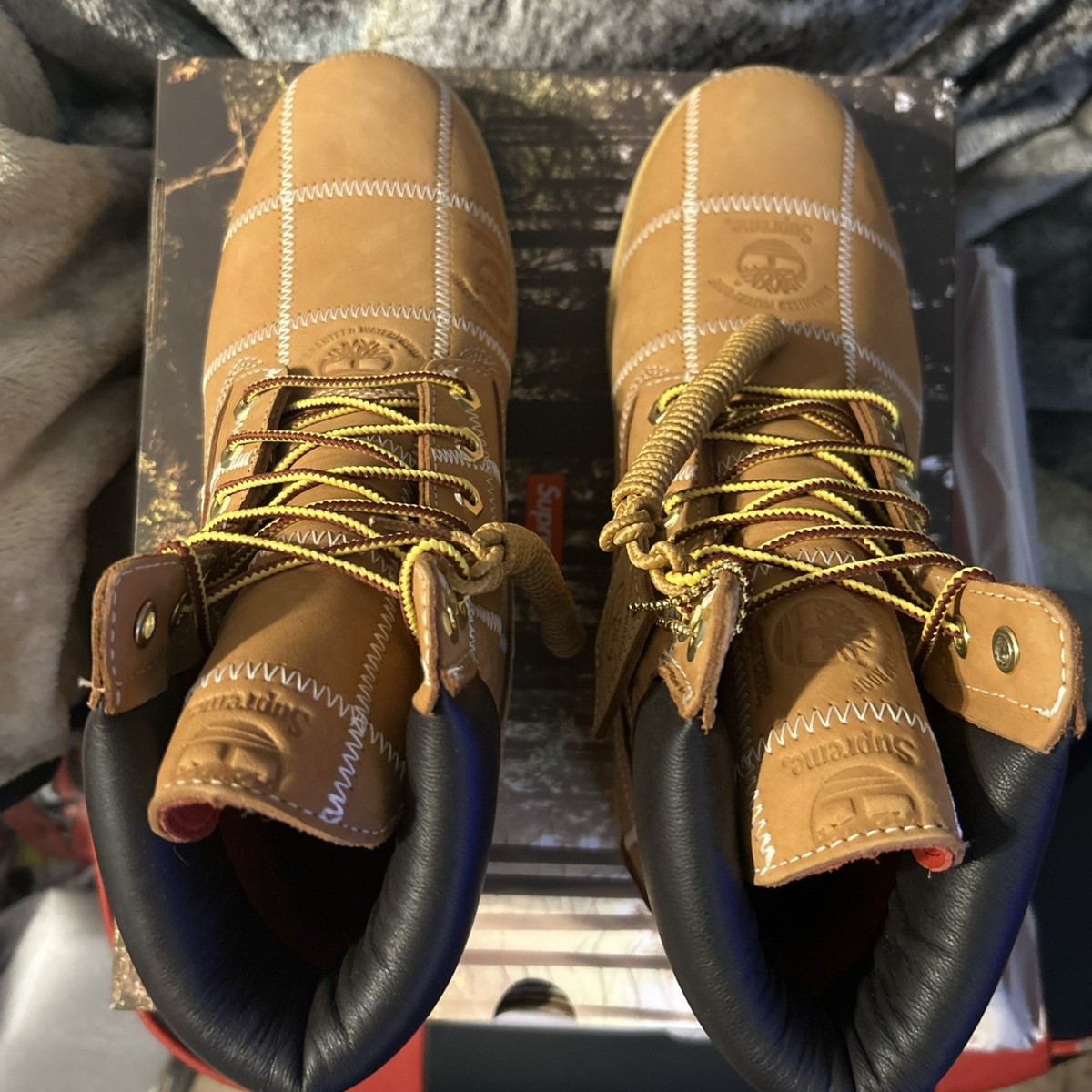 Supreme Timberland 6” Premium Waterproof Boot Patchwork - Wheat 