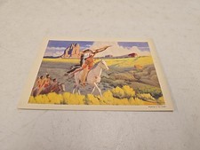 At&SF Santa Fe Railroad 1952 Oklahoma Football Fans Meeting Of The Chiefs Menu