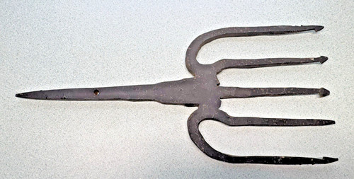 Vintage Minnesota Blacksmith Made 5 Tine Ice Fishing Fish Spear large