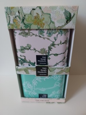 NEU UND VERPACKT Vincent Van Gogh 2 Teedosen Set | Englisches Frühstück & Earl Grey x 8 BB 28'