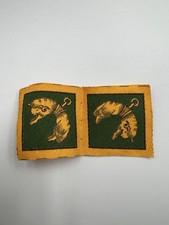 Genuine WW2 West Riding District Printed Formation Signs