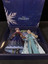 Mattel Disney 100 Frozen Anna and Elsa Collector Dolls 2023 NRFB NEW