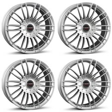 4 Borbet Felgen CW3 10.5x20 ET45 5x112 SIL f&uuml;r Mercedes EQE GL GLE GLK GLS M R