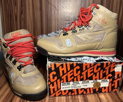 RARE Vintage 1990 s NEW Hi-Tech K-2 ULTRA Hiking Boots SIZE 8