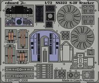 (X) Eduard Accessories Ss322 - 1:72 S-2F FüR Hasegawa Bausatz - ÄTzsatz - Neu