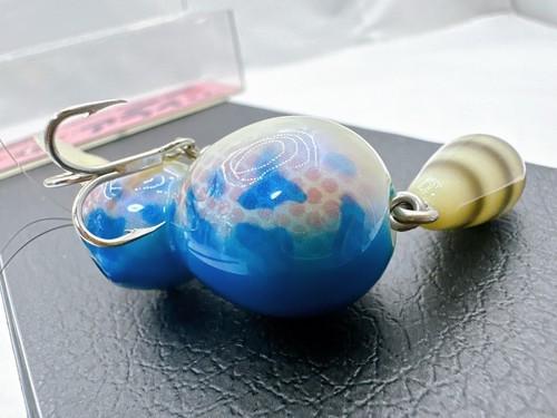 ZEAL Vintage Lure Chima-Chima Mottenaino-ARAIKUN 7g Original Plug Blue Mint Rare - Picture 14 of 16