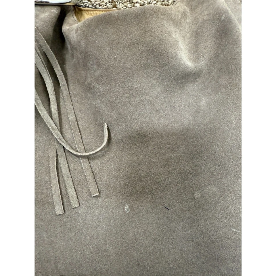 Bolso Cubo de Hombro Elizabeth and James Cuero de Vaca Cerdo Gamuza Boho Western Foto 4 de 4