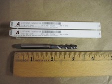 Lot of 2 OSG 1/4-20 Spiral Flute Modified Bottom Taps, GH5 TiCN, 1654500108
