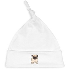 'Chibi Style Pug' Baby Beanie Hat BH00040719 