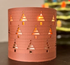 Bath & Body Works 3 Wick Candle Christmas Tree Candle Holder Pick Your Color