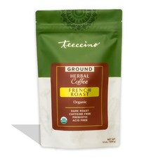 French Roast Chicory Coffee Alternative, 1.1 LB Ground Herbal, Dark Roast Use