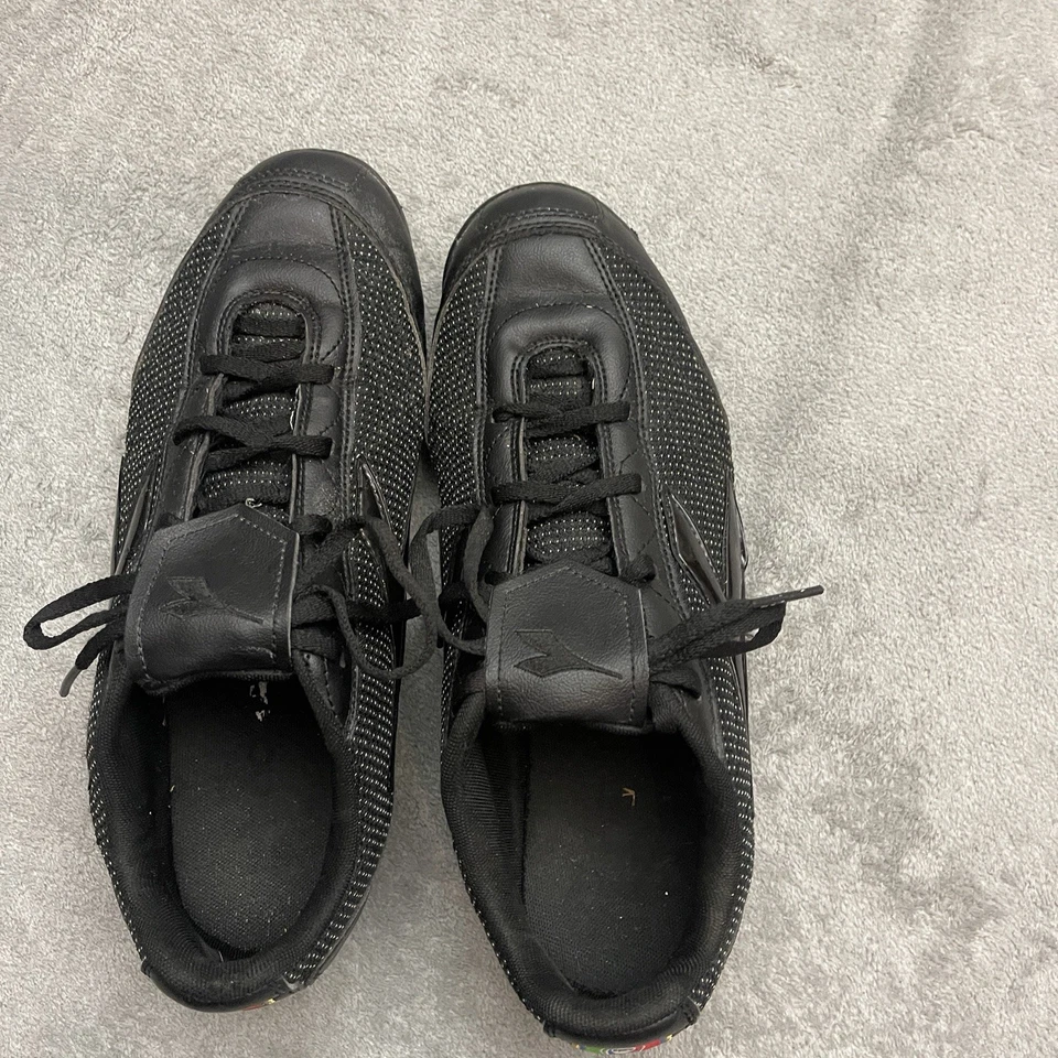 Botines de fútbol Diadora Turf zapatos de fútbol talla US 11.5 Italia logotipo en la parte posterior Foto 3 de 4