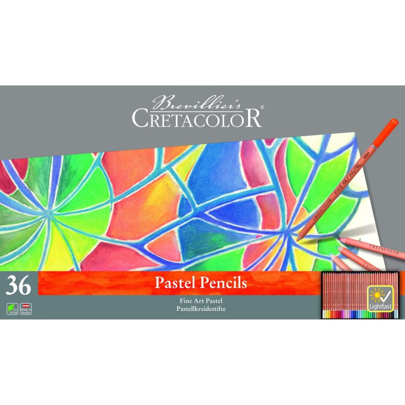 Crayons de couleur pastel de fabrication autrichienne Cretacolor Pastel Pencil