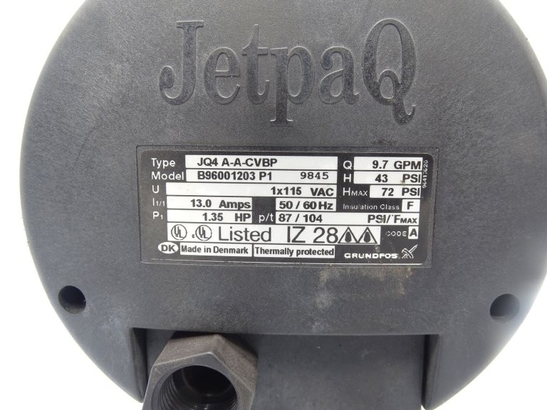 GRUNDFOS JQ4 A-A-CVBP PUMP (157737 - USED) | eBay