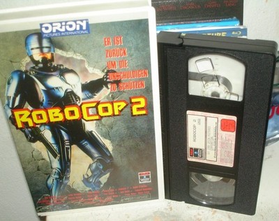 Robocop 2 VHS RCA Columbia Uncut Peter Weller große Box