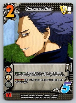2022 Universus My Hero Academia 1ST Edition Unexpected Hero