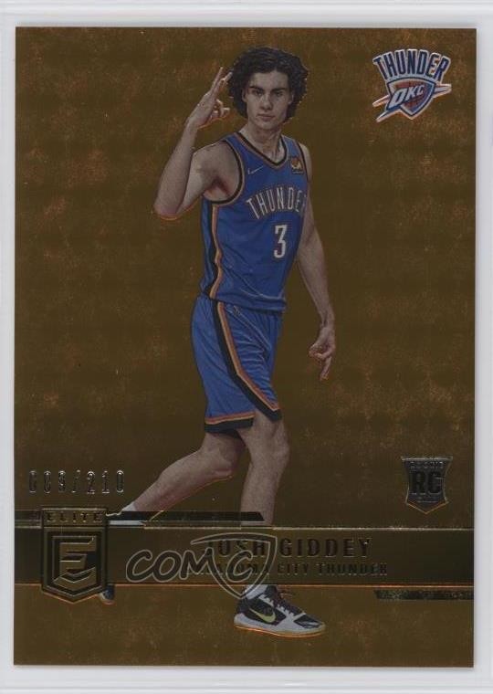 2021-22 Donruss Elite Rookies Orange 89/210 Josh Giddey #243 Rookie RC 1s6