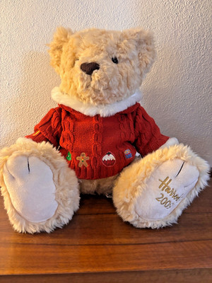 Harrods Teddy  2009 Sammler Jahresbär mit Kapuze Original