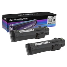 2pk Comp Black Toner Cartridge for Dell H625cdw H825 S2825cdn 593-BBOW N7DWF