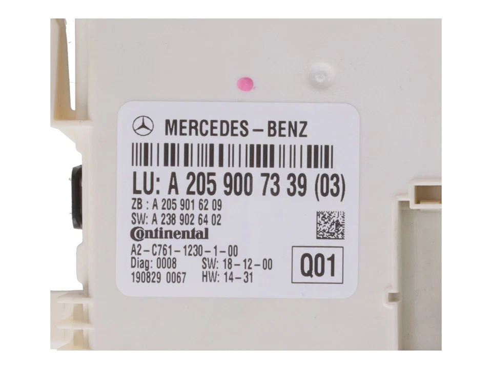 Centralina MERCEDES-BENZ Classe C Coupé (C205) C 200 135 kW 184 CV (10.2015- - Immagine 4 di 4