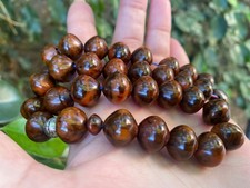 Vintage Bakelite Faturan Rosary 33 Islamic Prayer Beads Misbaha Tesbih 65 grams