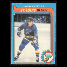 Larry Patey #57 1979 O-Pee-Chee St. Louis Blues Hockey Card NHL Poor